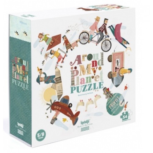 Puzzle harta lumii londji